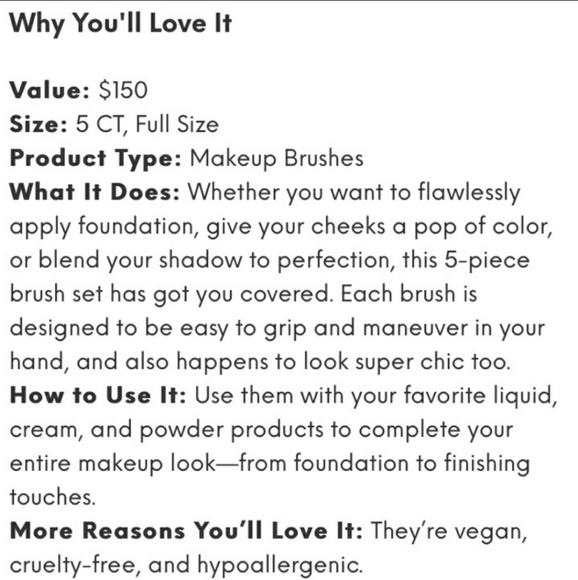 Laruce Beauty Cheek & Eyes Brush Set - Picture 5 of 6